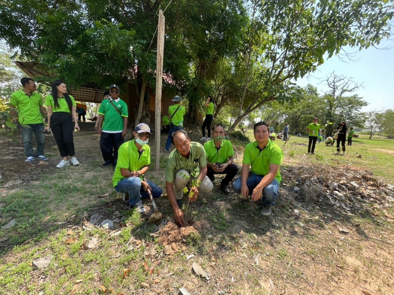 โครงการปลูกต้นไม้เพื่อเพิ่มพื้นที่สีเขียวลดภาวะโลกร้อน เนื่องในวันต้นไม้ประจำปีของชาติ พ.ศ. 2566